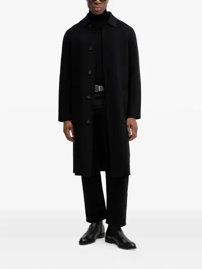 Mackage Beckett Buttoned Coat In Black