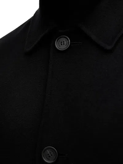 Mackage Beckett Buttoned Coat In Black