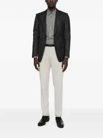 Corneliani Belt-loop Pocket Trousers In White