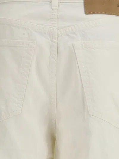 Haikure Becky Cotton And Linen-blend Twill Shorts In White