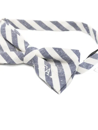 Fay Striped Bow Tie In Multi