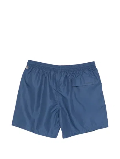 Corneliani Drawstring Swim Shorts In Blue