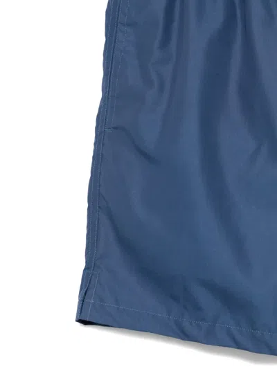 Corneliani Drawstring Swim Shorts In Blue