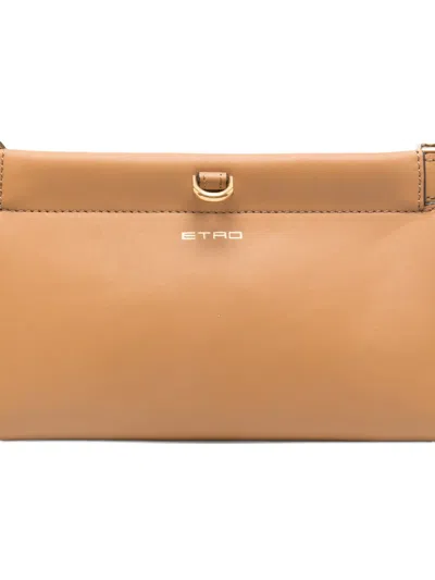 Etro Chain Strap Rectangular Crossbody Mini Bag In Neutral