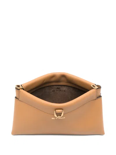 Etro Chain Strap Rectangular Crossbody Mini Bag In Neutral