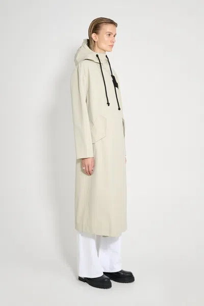 Stutterheim Chatham Matte Raincoat In Gray