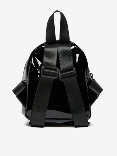 Diesel Debossed-logo Backpack In Black