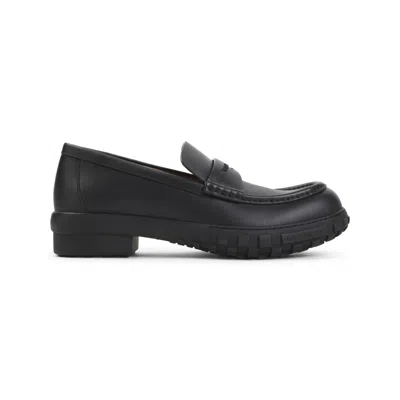 Givenchy Echo Leather Penny Loafers In Black