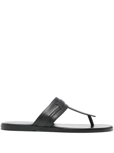 Tom Ford Flat Sandals Open Toe Single Strap In Black