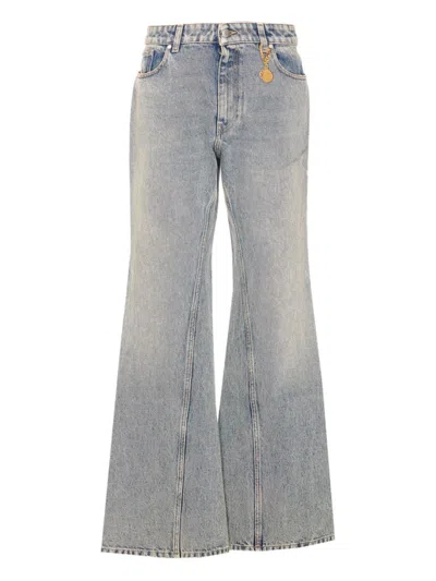 Stella Mccartney Stella Mc Cartney Flared Leg Denim Jeans In Blue