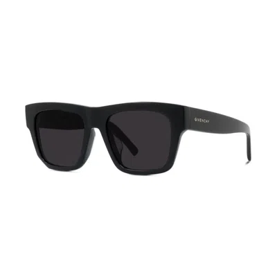 Givenchy Rectangular 55mm Acetate Sunglasses In Black