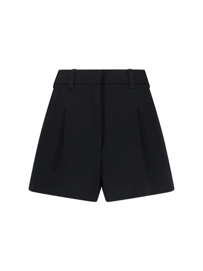 Givenchy Wool Shorts In Black