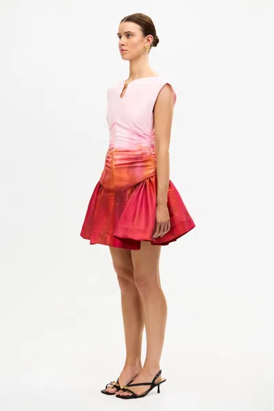 Acler Bromton V-neck Dress In Orange