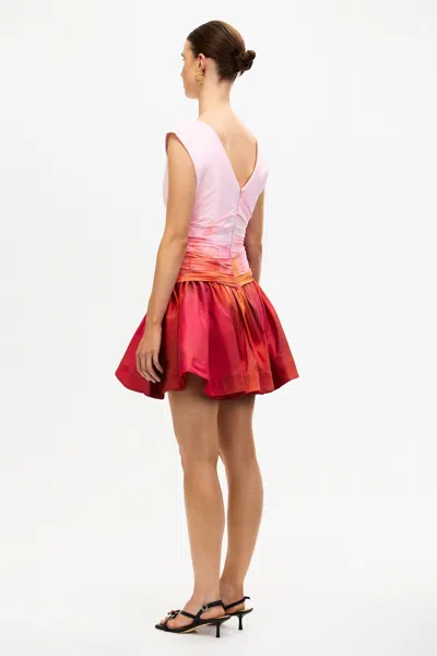 Acler Bromton V-neck Dress In Orange