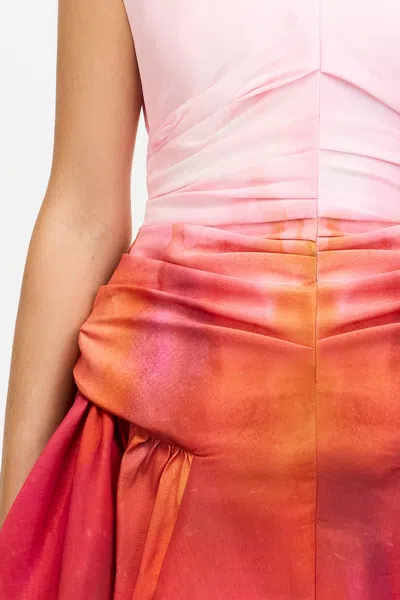 Acler Bromton V-neck Dress In Orange