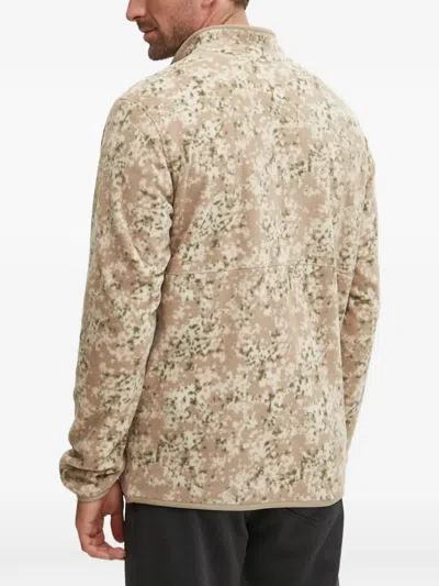 Burton Pattern Button Sweatshirt In Multi