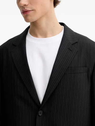 Filippa K Striped-pattern Blazer In Black