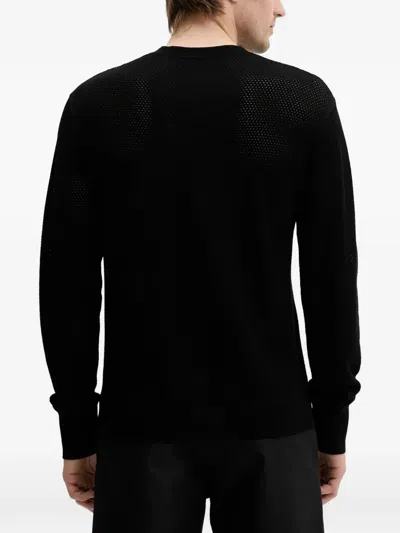 Filippa K Textured T-shirt In Black