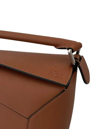 Loewe Small Puzzle Edge Bag In Brown