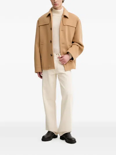 Filippa K Buttoned Jacket In Nude