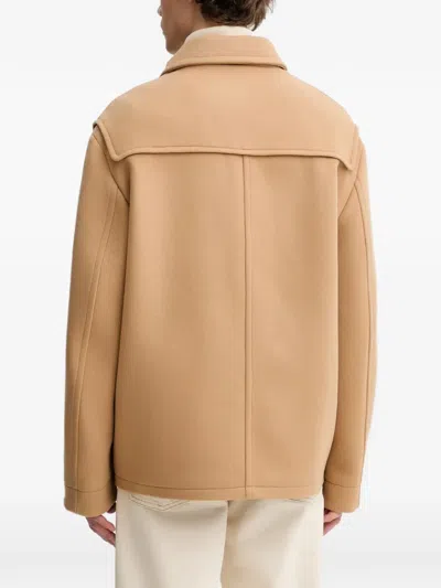 Filippa K Buttoned Jacket In Nude