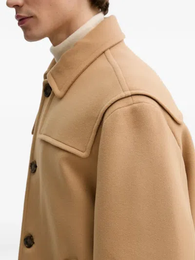 Filippa K Buttoned Jacket In Nude