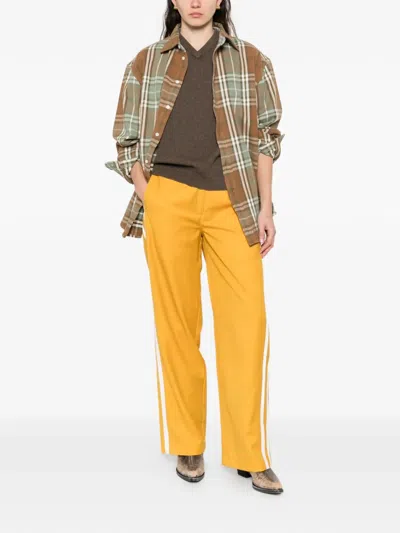 6397 Big Check Button-down Shirt In Brown