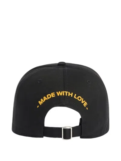 Dsquared2 Baseball Hat With Logo Patch In Black