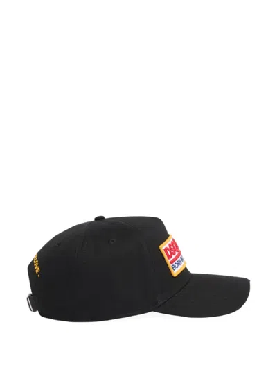 Dsquared2 Baseball Hat With Logo Patch In Black