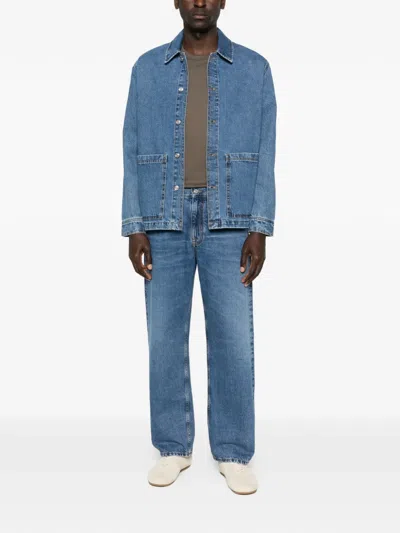 Nn07 Otis 1882 Belt-loop Jeans In Blue