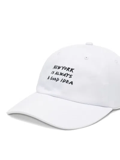 Dkny Good Idea Baseball Cap In White