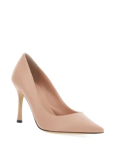 Pollini Pink Pumps With High Stiletto Heel In Ecoleather Woman In Pink