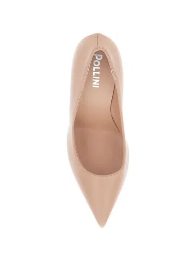 Pollini Pink Pumps With High Stiletto Heel In Ecoleather Woman In Pink