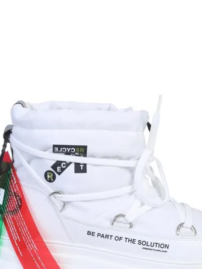 F_wd Lace-up Platform Boots In Multi