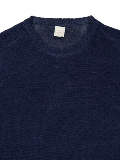 120% Lino Long-sleeve T-shirt In Multi