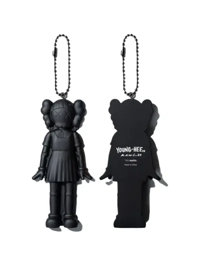 Kaws X Squid Game 2 Young-hee Keyring In Black
