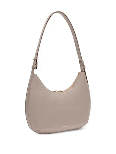 Furla Small Goccia Shoulder Bag In Gray