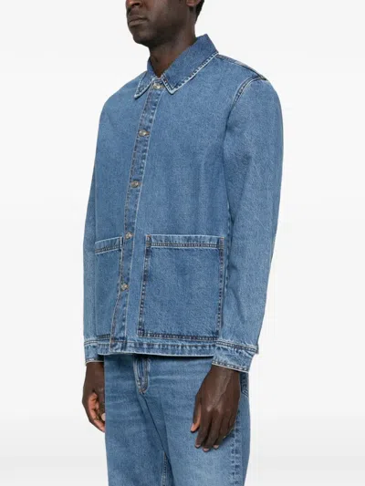 Nn07 Blaze Denim Jacket Medium Washed In Blue