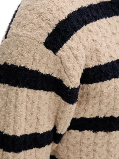 Filippa K Striped-pattern Sweater In Black