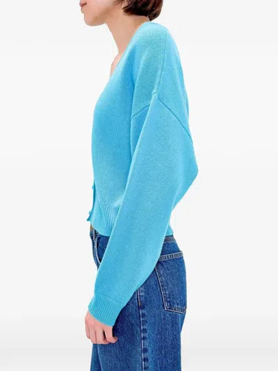 Odeeh V-neck Button Cardigan In Multi