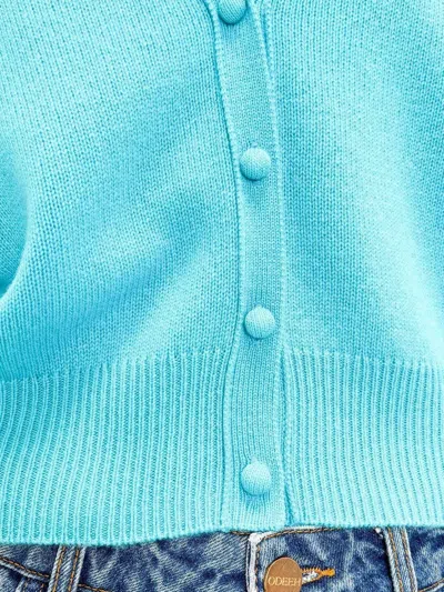 Odeeh V-neck Button Cardigan In Multi