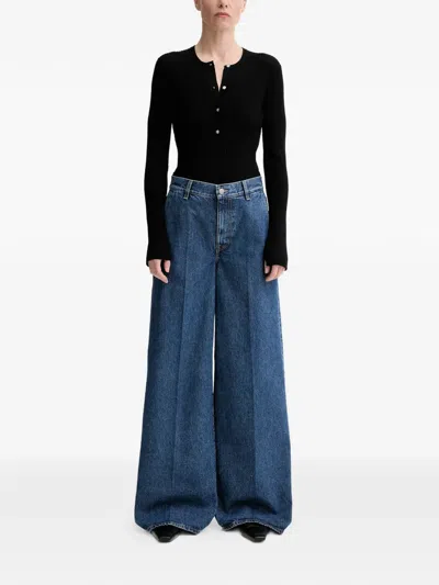 Filippa K Wide-leg Jeans In Blue
