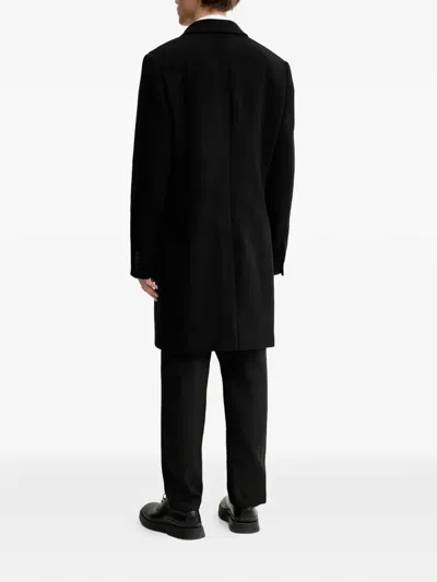 Filippa K William Buttoned Coat In Black