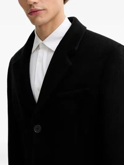 Filippa K William Buttoned Coat In Black
