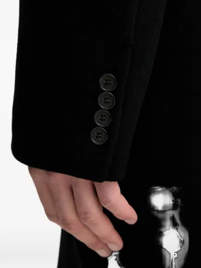 Filippa K William Buttoned Coat In Black