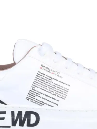 F_wd Sneakers Mit Text-print In Multi