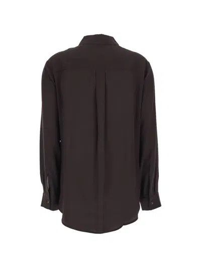 P.a.r.o.s.h Buttoned Long-sleeves Shirt In Black