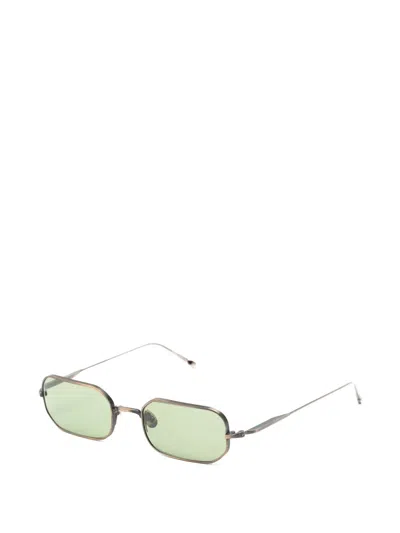 Matsuda Rectangle-frame Sunglasses In Green