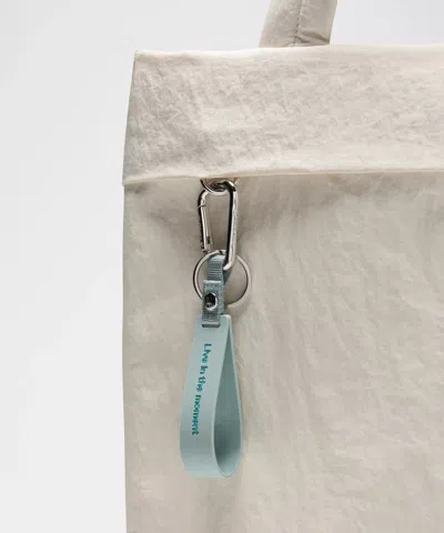 Lululemon Silicone Keychain In Blue