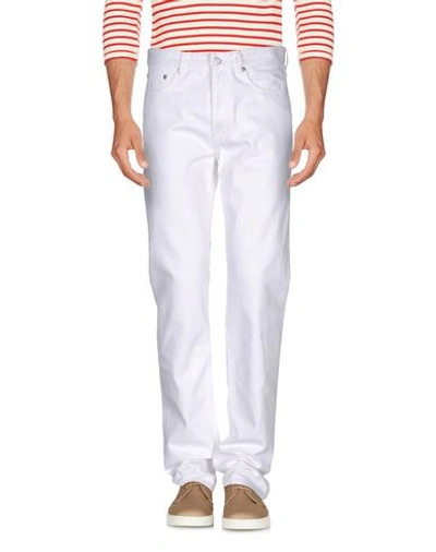 Shop Givenchy Denim Pants In White